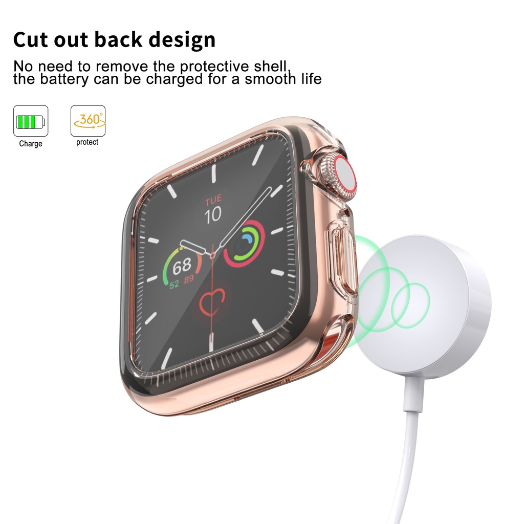 Vỏ bảo vệ cho đồng hồ thông minh Apple Watch iWatch SE Series 6/5/4/3/2/1 38mm 40mm 42mm 44mm 81020