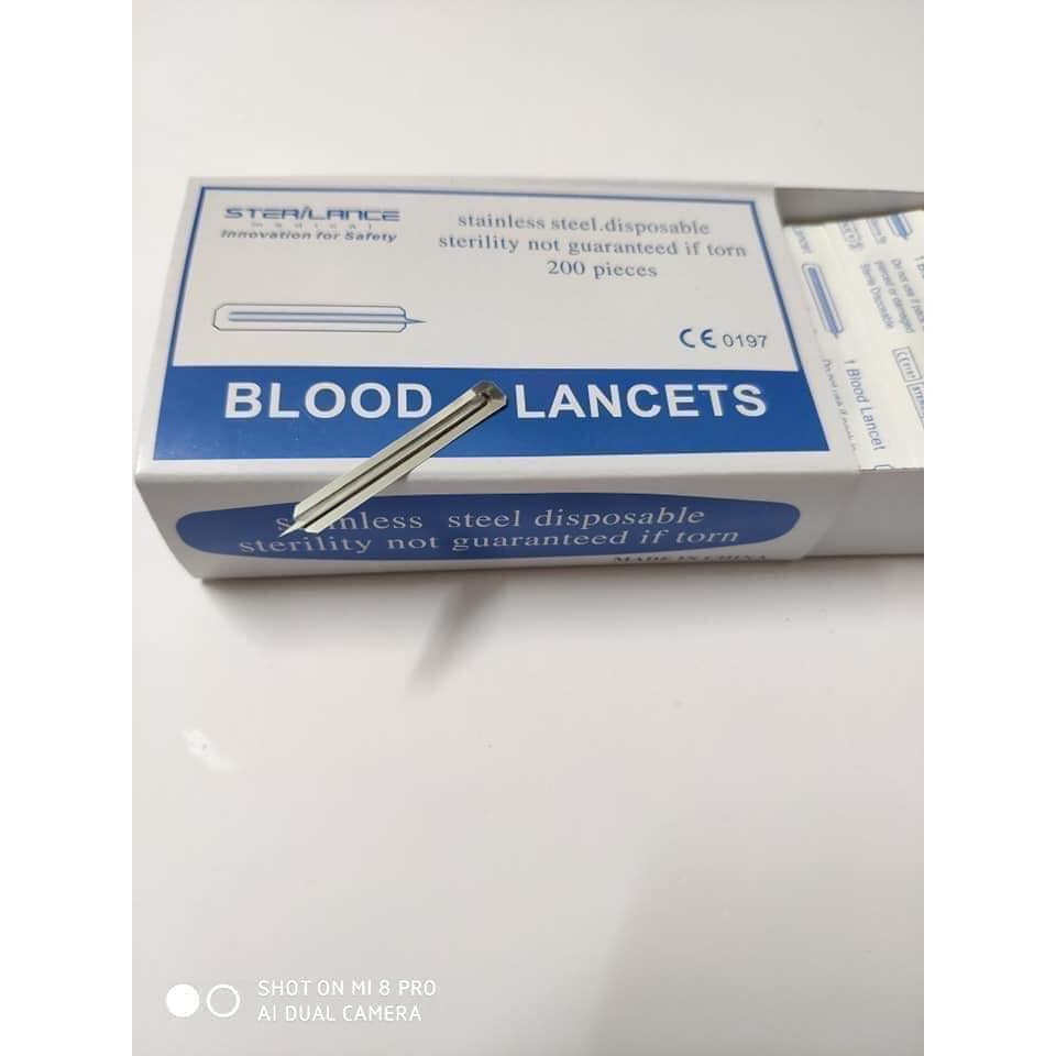 Kim chích mụn Blood - Lancets 200 kim