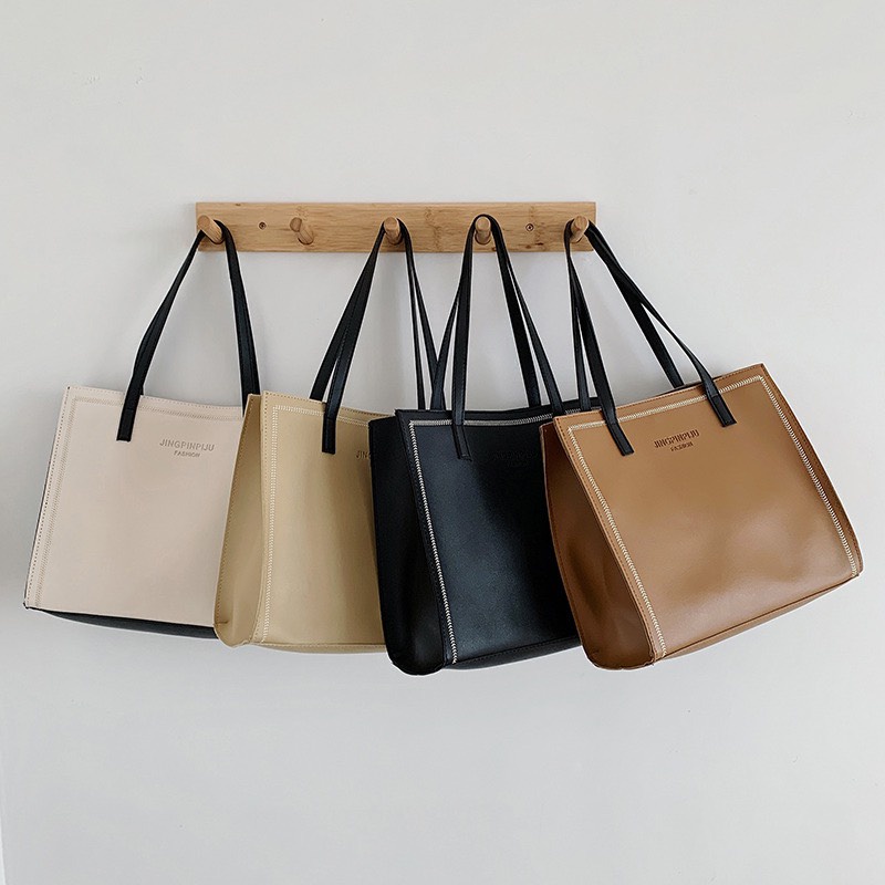 Túi Xách Nữ, Túi Kẹp Nách Nắp Chéo, Hai 2 Dây Đeo Phong Cách Hàn Quốc