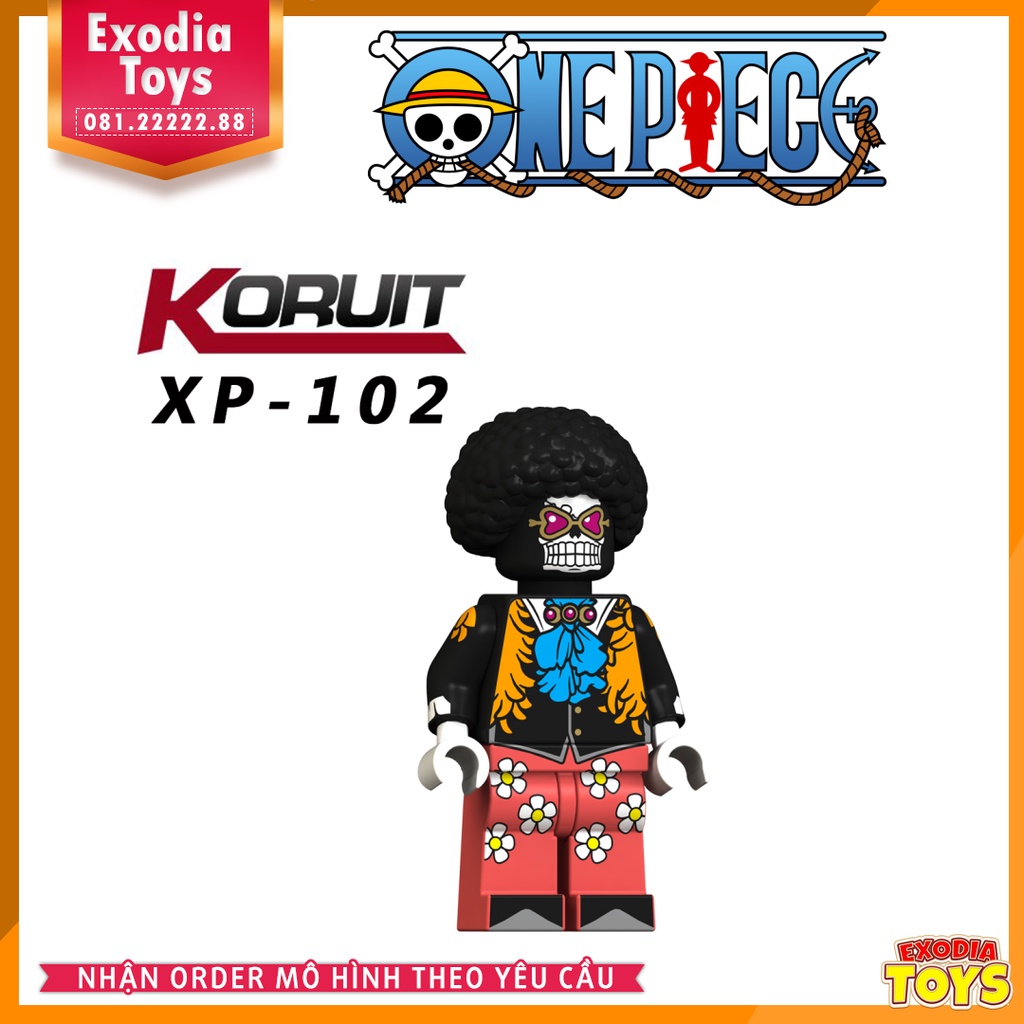 Xếp hình Minifigure nhân vật One Piece Đảo Hải Tặc - Đồ Chơi Lắp Ghép Sáng Tạo - KORUIT KT1013