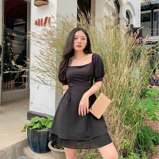 ĐẦM CỔ U ĐAN DÂY