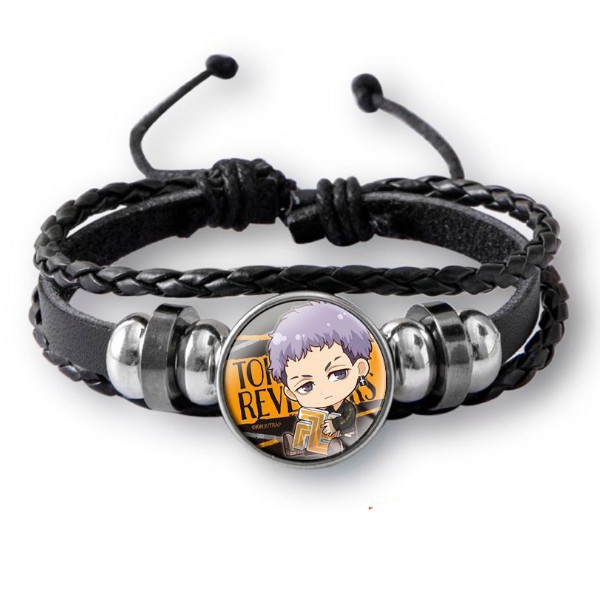 Vòng Đeo Tay Băng Da Tokyo Revengers Tùy Chỉnh Tiện Dụng