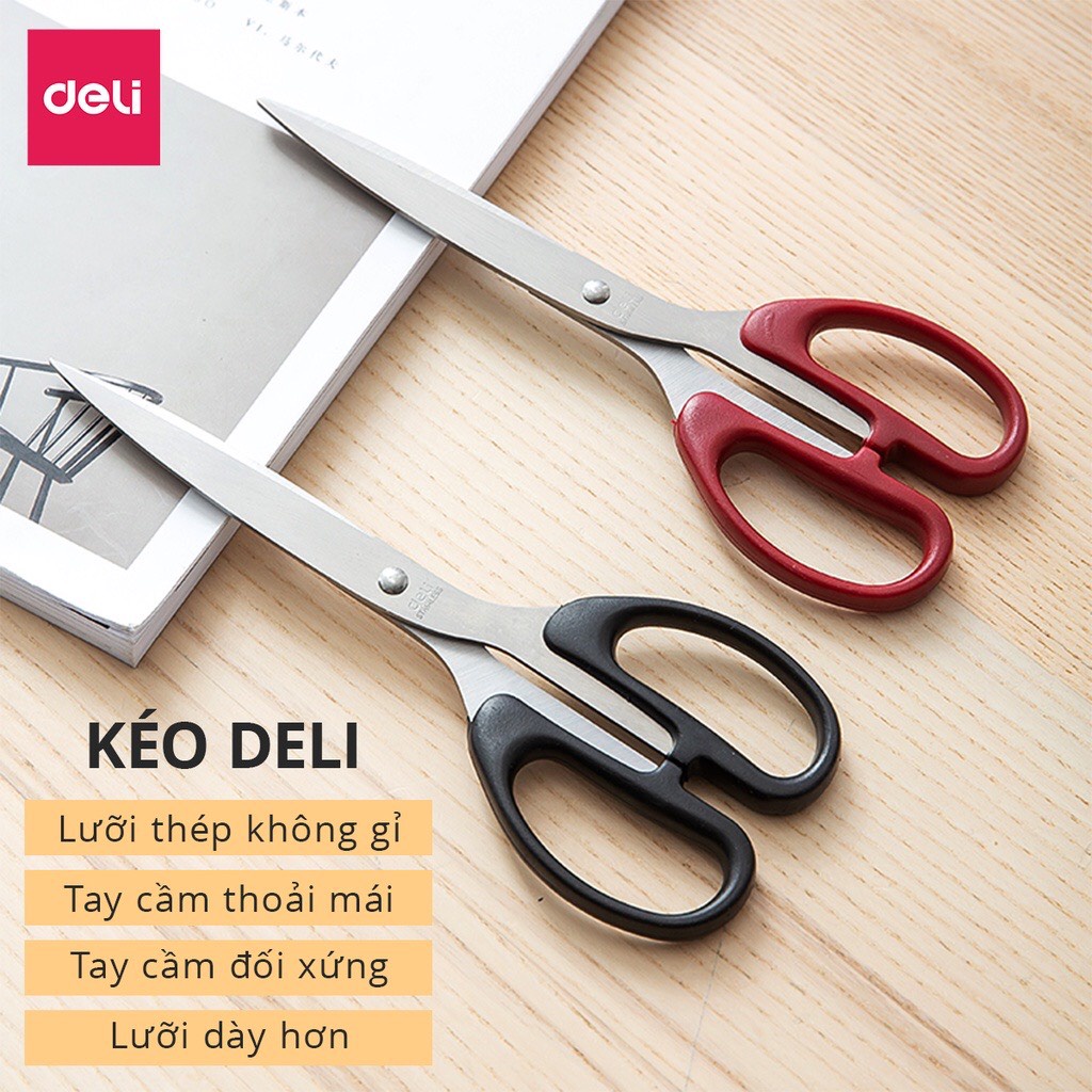 Kéo cắt gà Deli 6010 - kéo nhà bếp cao cấp - an toàn - đa năng 210mm- MIYABI