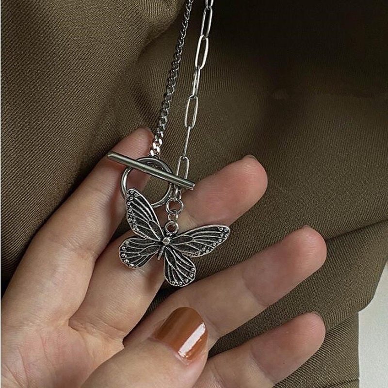 Dây chuyền hình con bướm phong cách Hàn Quốc, vòng tay hình con bướm,vòng cổ hình con bướm (VC16).