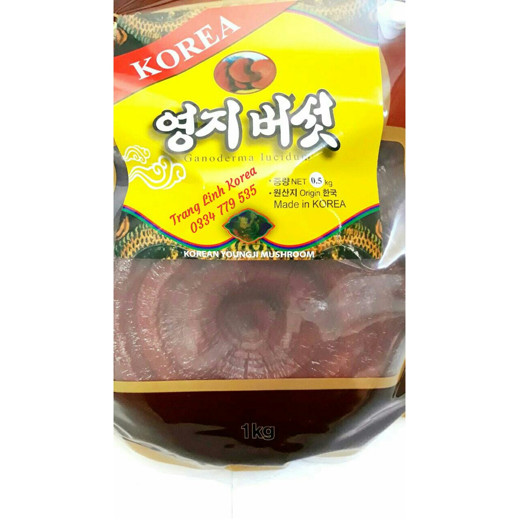 Nấm linh chi hàn quốc chính hãng - Nấm nâu đỏ 1kg giúp thải độc gan, thanh lọc cơ thể - tranglinhkorea | BigBuy360 - bigbuy360.vn