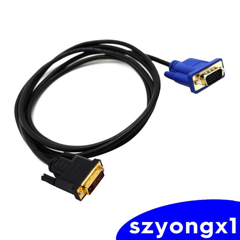 Dây Cáp Chuyển Đổi Dvi-I Dvi 24 + 5 Pin Sang Vga D-Sub