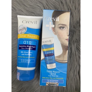 [Chính Hãng]Gel rửa mặt dưỡng da, ngừa mụn Crevil Total Repair Q10 -200ml