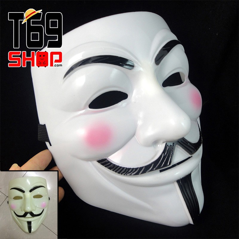 Mặt nạ Guy Fawkes - Hacker Anonymous  Bmã KM