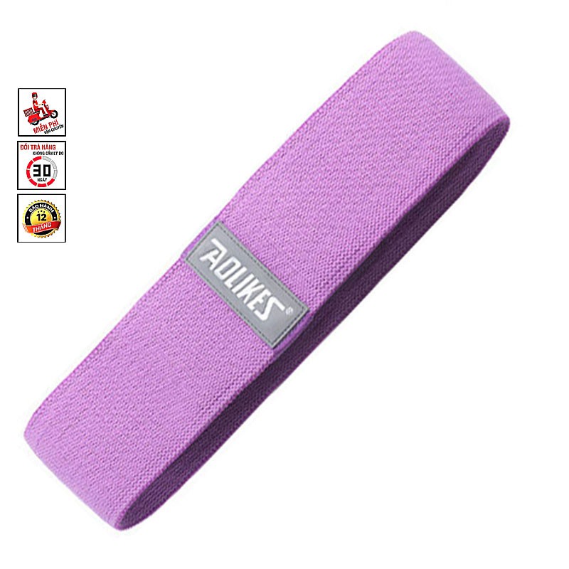 Dây Đàn Hồi Kháng Lực Tập Mông Miniband Aolikes Cao Cấp, Dây Đàn Hồi Tập Yoga Gym Bằng Vải Êm Mềm Chống Tuột PK8005