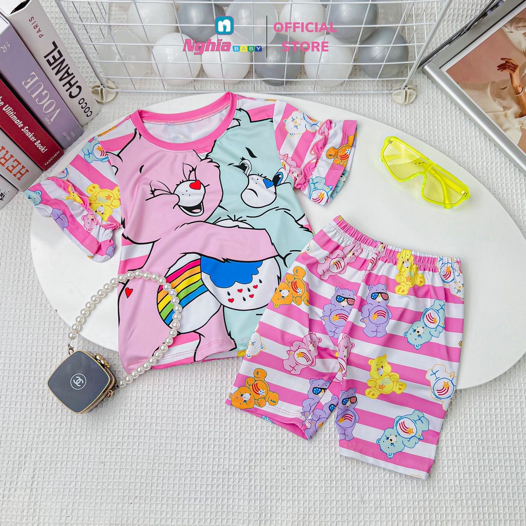 Đồ bộ bé gái NGHĨA BABY dành cho bé từ 9kg-38kg