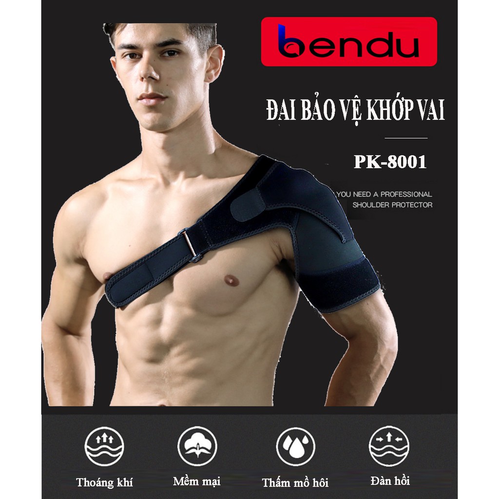 Đai bảo vệ khớp vai Bendu PK8001 hàng chính hãng