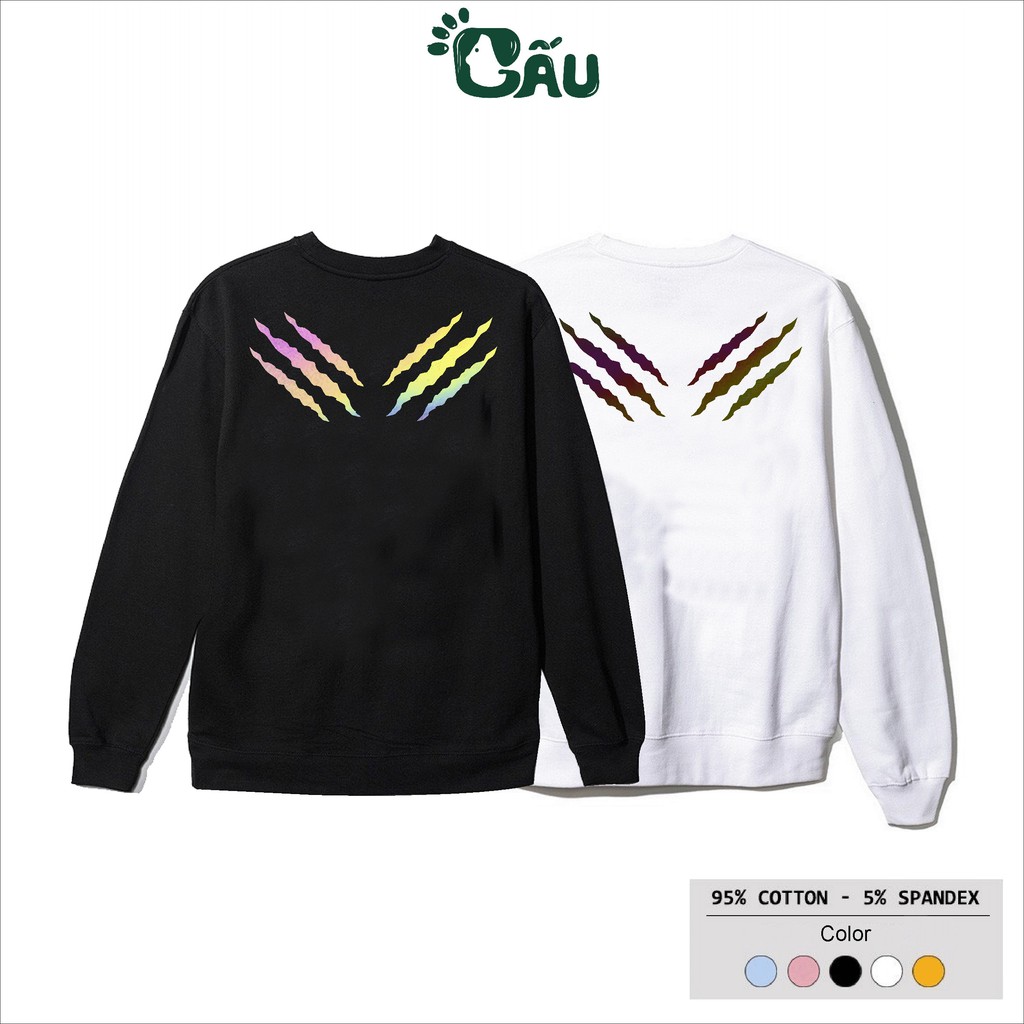 Áo sweater GẤU 194 vải thu đông co dãn, dày dặn mềm mịn form rộng phong cách Unisex - Perdator | BigBuy360 - bigbuy360.vn