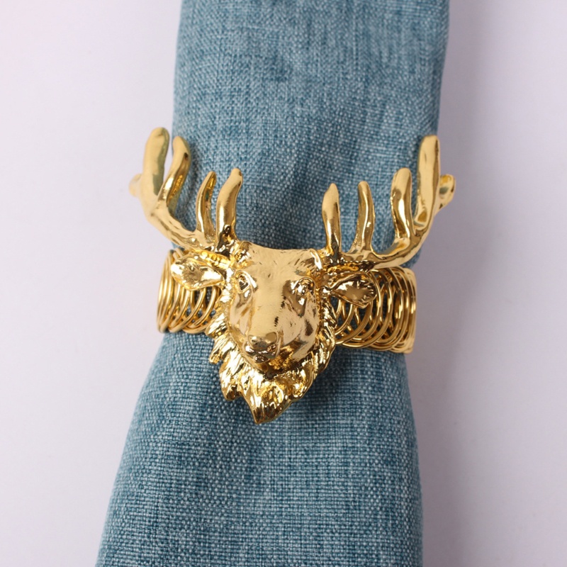 Set 2 Kẹp Giữ Rèm Cửa Sổ Họa Tiết Tuần Lộc Giáng Sinh