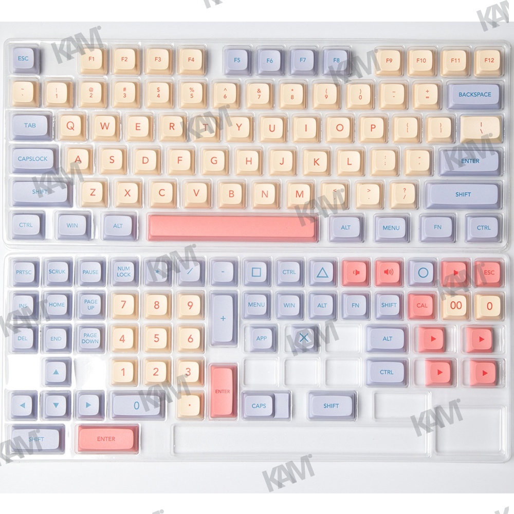 Bộ Phím Rời PBT 132 Phím Cho 108 / 104 / 87 / 84 / 68 / 61 ikbcc RK61 GMMK Pro