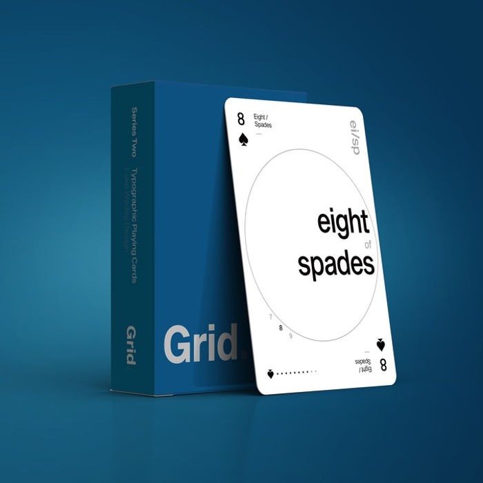 Grid Series Two - Typographic Playing Cards