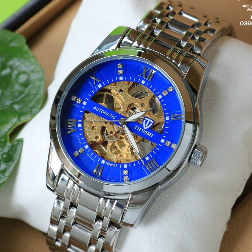 Đồng hồ cơ nam Tevise với máy cơ lộ full 2 mặt nhìn cực đẳng cấp với khả năng tích cot lâu ấn tượng