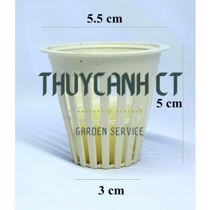 Combo 50 Rọ thủy canh trồng rau 55x50x30mm