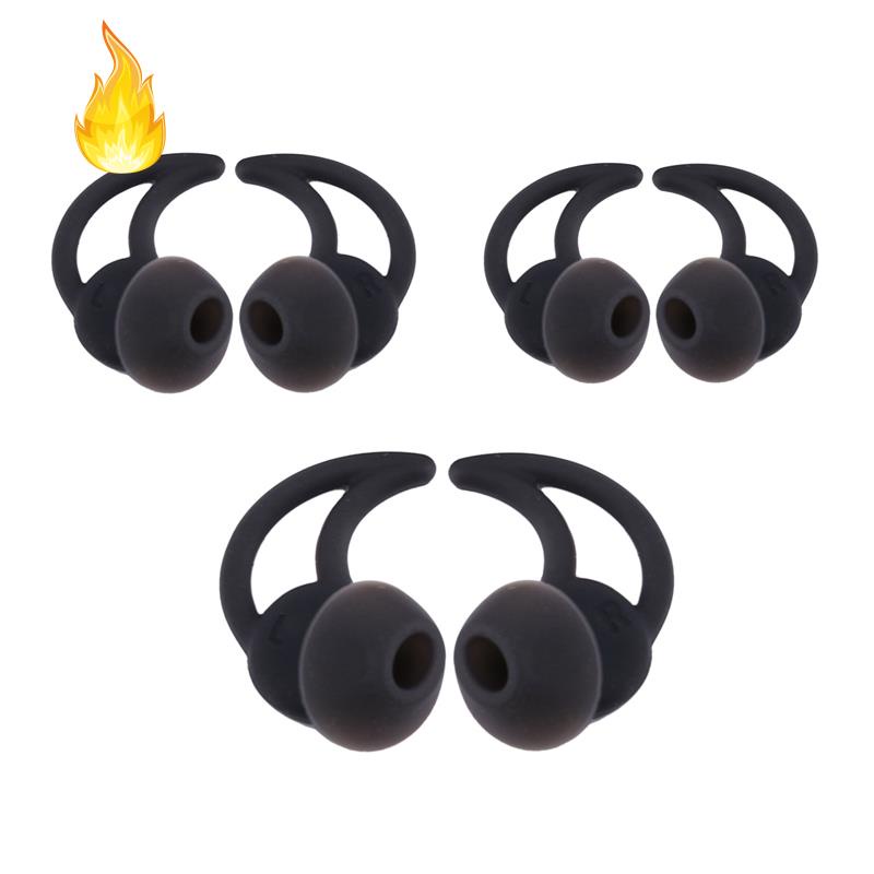 Nút bọc tai nghe màu đen có thể thay thế cho tai nghe nhét tai Bose Qc20 Qc20I QC30 Soundsport Sie2 Sie2 IE2 Ie3