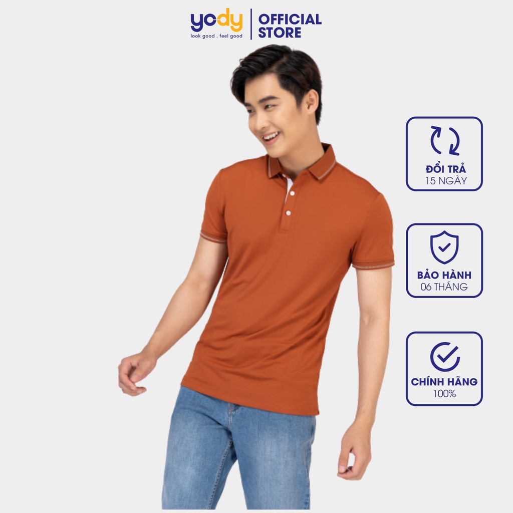 [Mã WABRYD50K giảm 10% đơn 250K] Áo polo Nam YODY chất liệu Cotton coolmax APM3519- Bổ sung | BigBuy360 - bigbuy360.vn