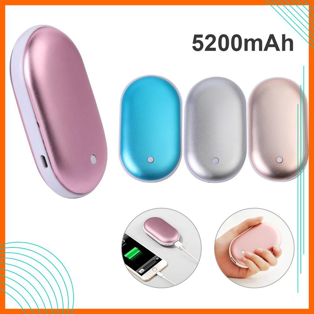 Sạc Dự Phòng 5200mAh Kiêm Máy Sưởi Tay Cho Mùa Đông