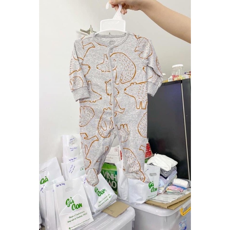 Body carter gấu xám cho bé 3-9m
