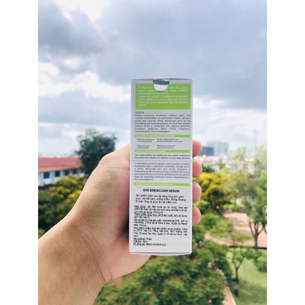 Serum Giảm Tác Nhân Từ Bên Ngoài Gây Nên Tình Trạng Mụn SVR Sebiaclear Serum 30ml