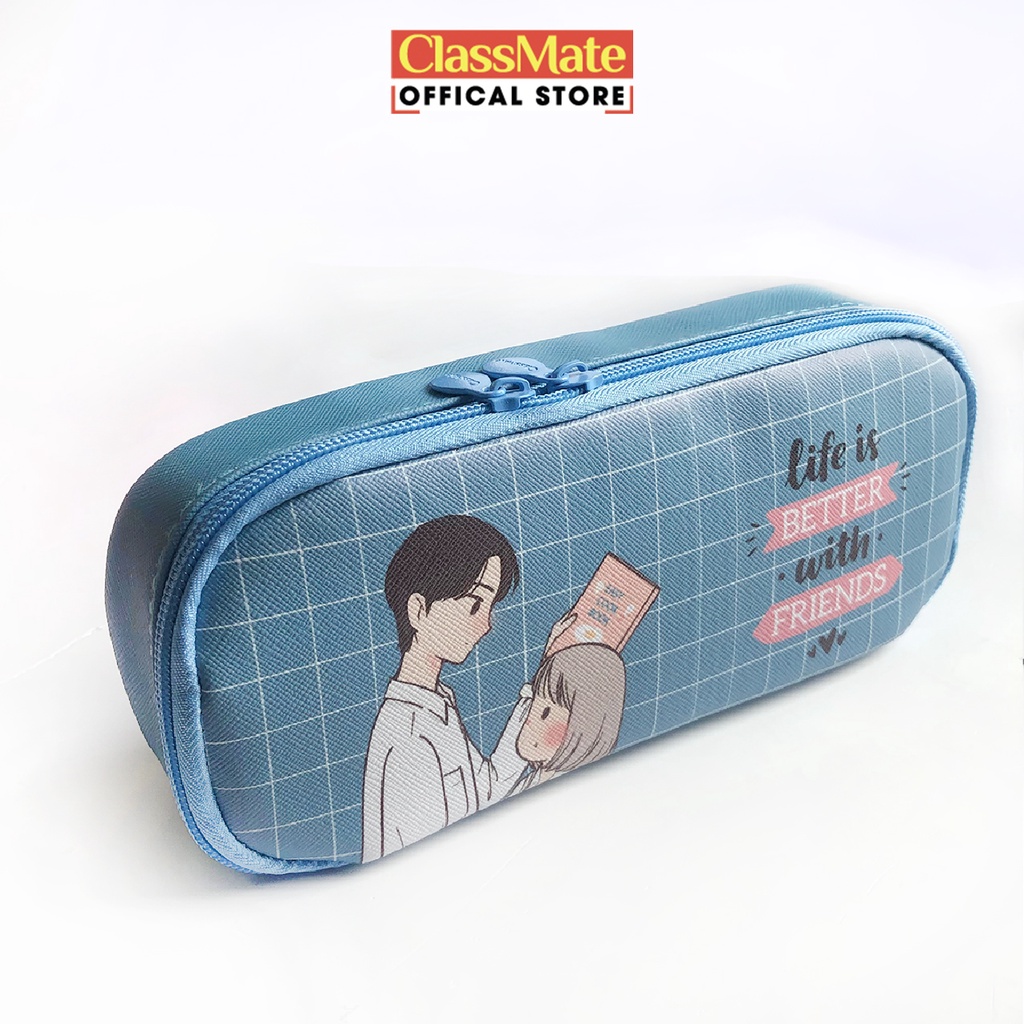 Túi Bút To CLASSMATE Manga 21cm Thiết Kế Hình Ngộ Nghĩnh, Chất Liệu Vải Dù An Toàn CL-22204