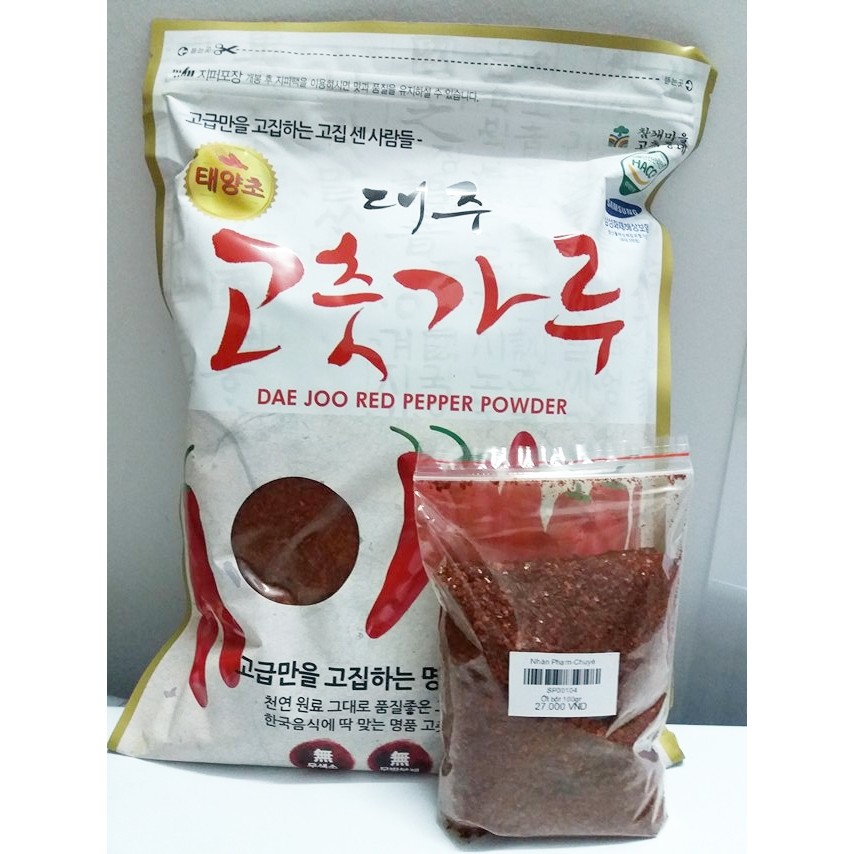 Ớt bột hàn quốc 100gr