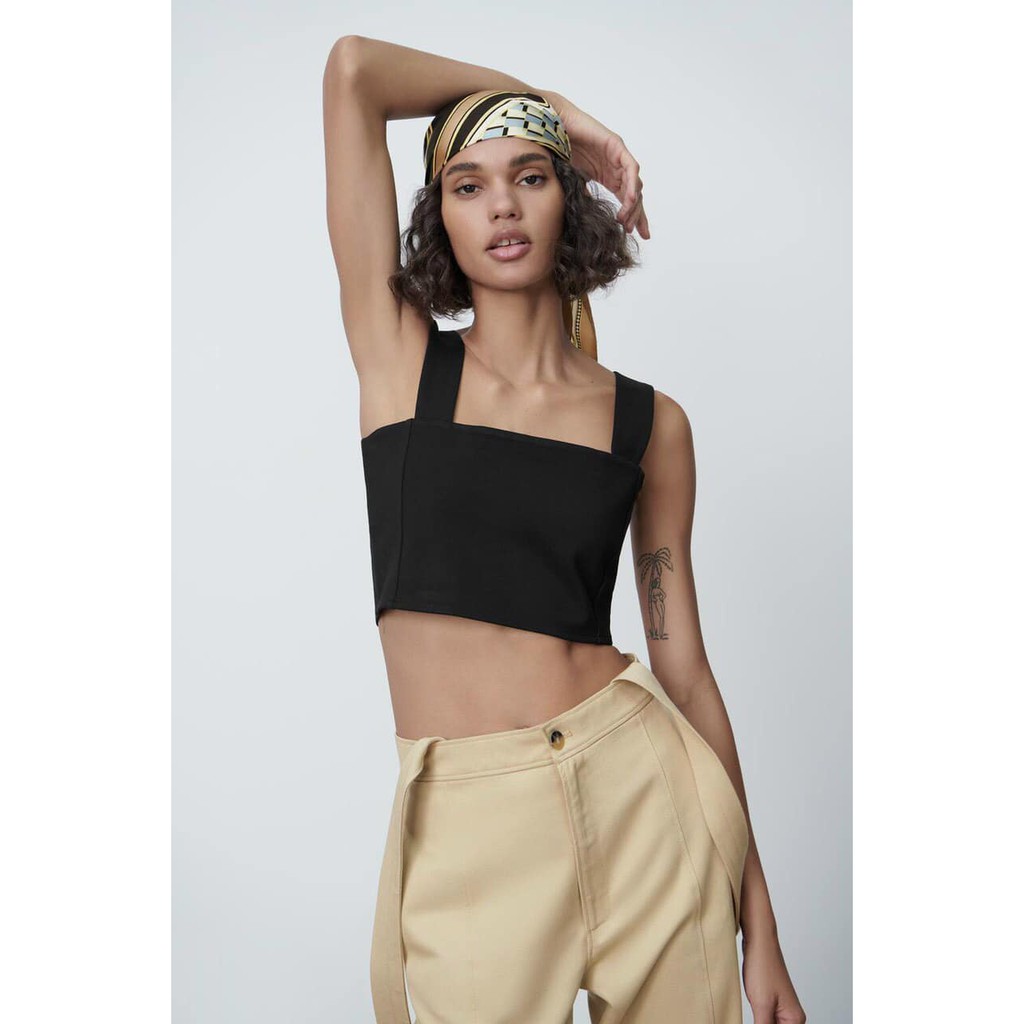 Áo hai dây &lt;Freeship&gt; Áo hai dây croptop bản to