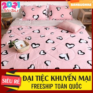 Sỉ bộ chăn hè ga gối đũi bánh bèo mẫu số 10