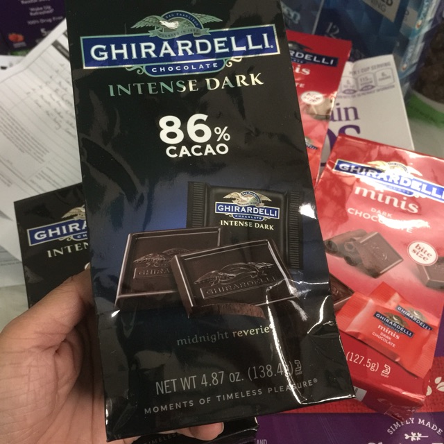🍫 GHIRARDELLI CHOCOLATE INTENSE DARK , Minis DARK CHOCOLATE🇺🇸