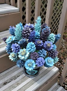 Set túi 15 Quả thông khô Đà Lạt decor handmade