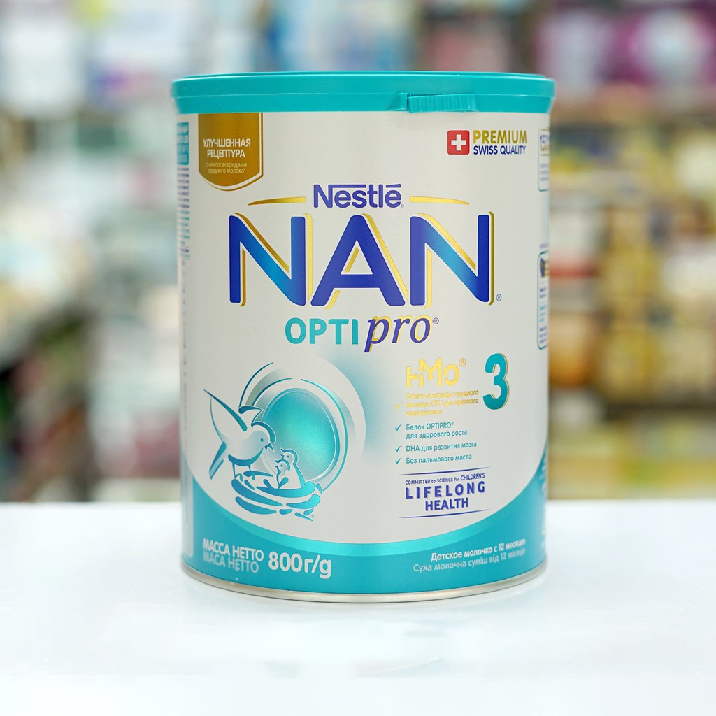 Sữa Bột Nan Nga Số 1,2,3,4 - 800G DATE mới