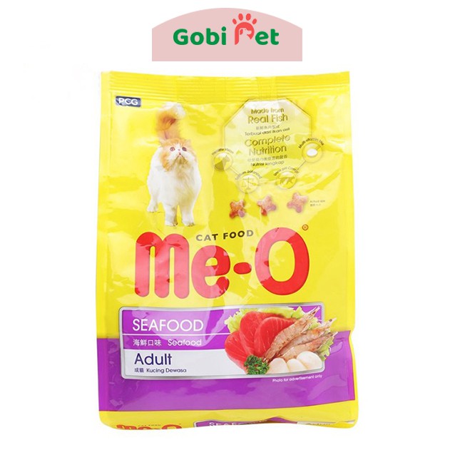  Thức ăn hạt cho mèo lớn Me-O túi 350g bổ sung vitamin cho mèo - Gobi Pet