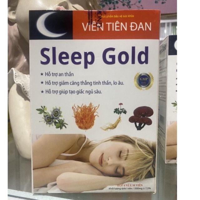 Viên an thần Sleep Gold - Giúp ngủ ngon, giảm căng thẳng