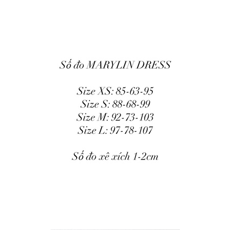 Đầm Marylin dress