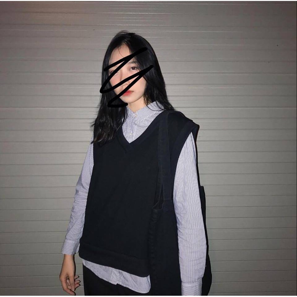 GILE TRƠN NAM NỮ - ÁO GILE UNISEX NAM NỮ - GILE ULZZANG - GILE HÀN QUỐC TRƠN