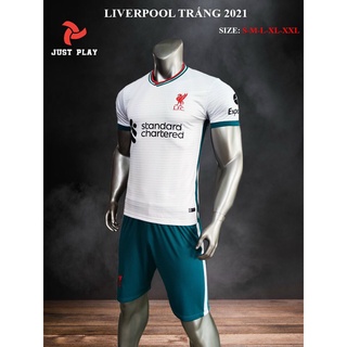 ÁO LIVERPOOL 2020 - 2021 Áo đấu Liverpool 2021 - 2022 màu trắng