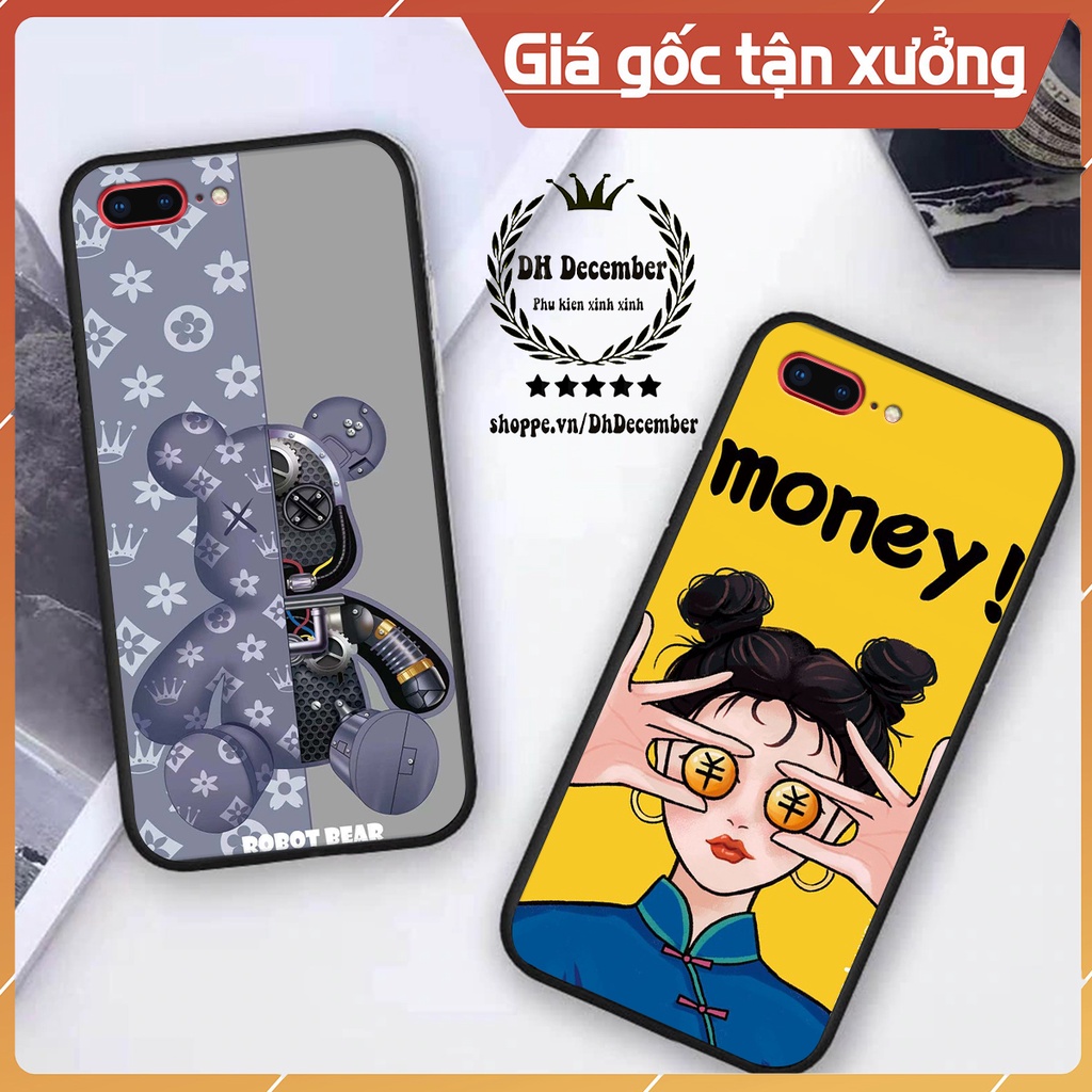 Ốp lưng IPHONE 7 PLUS / 8 PLUS in hình 3D lucky, gấu Brick xinh xắn - KHÔNG NÊN BỎ LỠ