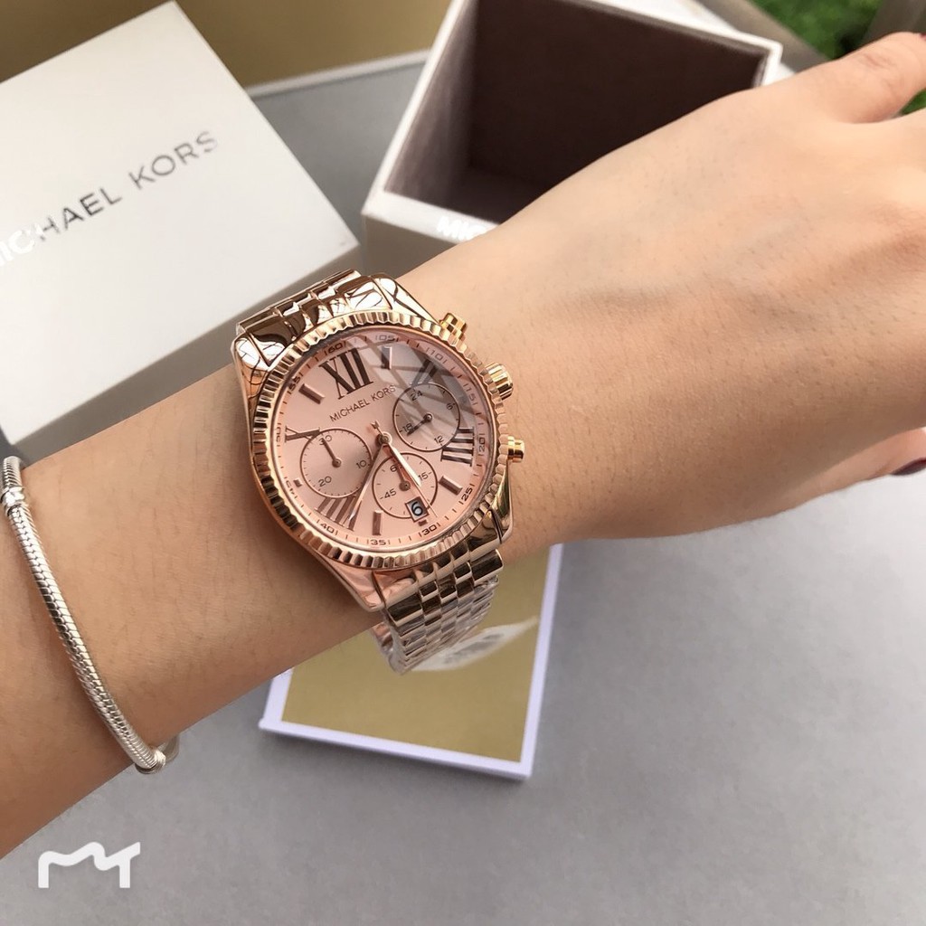Đồng hồ nam nữ Michael kors MK5569 full 5 kim hãng