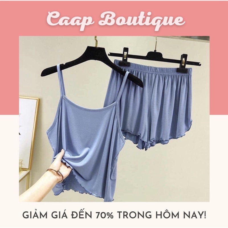SỈ BỘ NGỦ 2 DÂY NỮ COTTON LẠNH MỀM MỊN MÁT, SEXY, QUYẾN RŨ HÀNG QUẢNG CHÂU LOẠI 1 - BỘ NGỦ MÙA HÈ