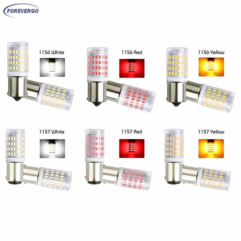 1 Đèn Led Tín Hiệu Phanh Xe 80smd 1156 Ba15s P21w Led 1157 Bay15d P21 / 5w Cho Xe Hơi