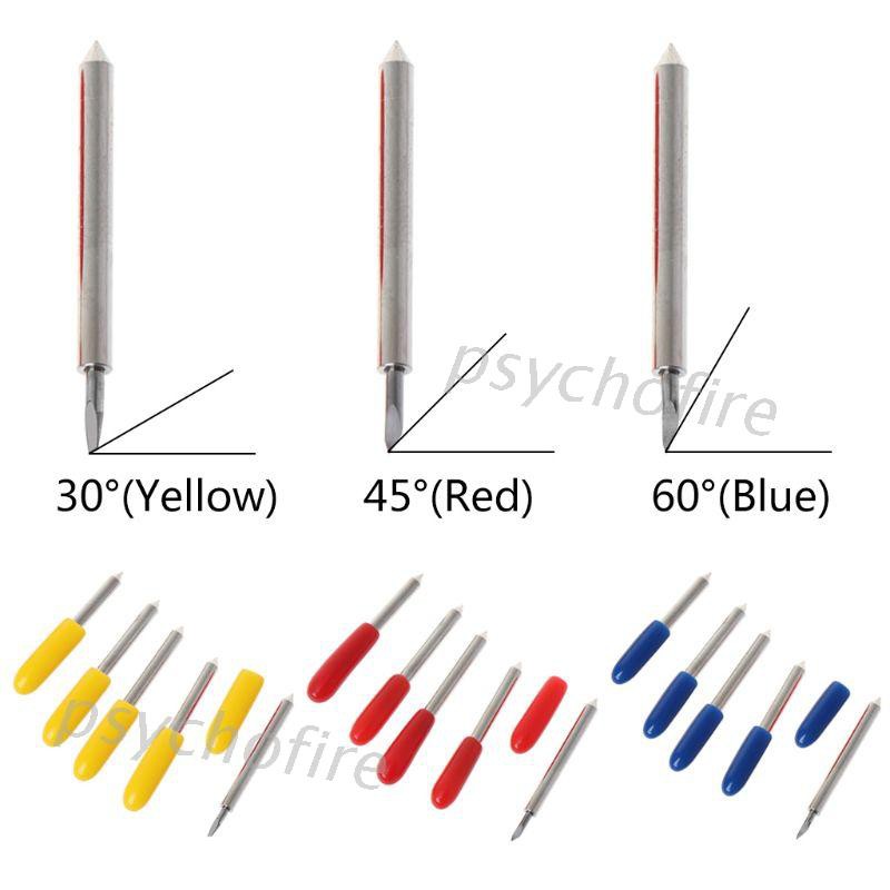Set 5 Lưỡi Cắt 30 ° 45 ° 60 ° Dành Cho Máy Cắt Decal Roland