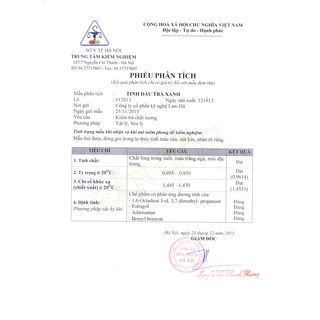 Tinh dầu Trà Xanh LAMHA 10ml