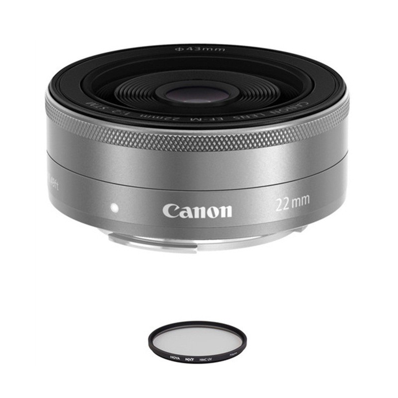 Ống kính Canon EF-M22MM F2 STM màu bạc- Chính hãng