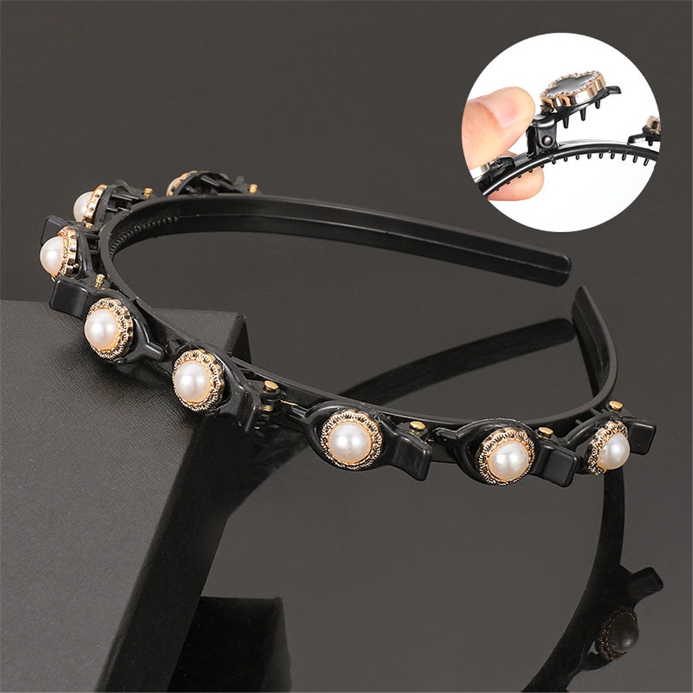 Dây Buộc Tóc Đính Hoa Ngọc Trai Xinh Xắn Cho Nữ