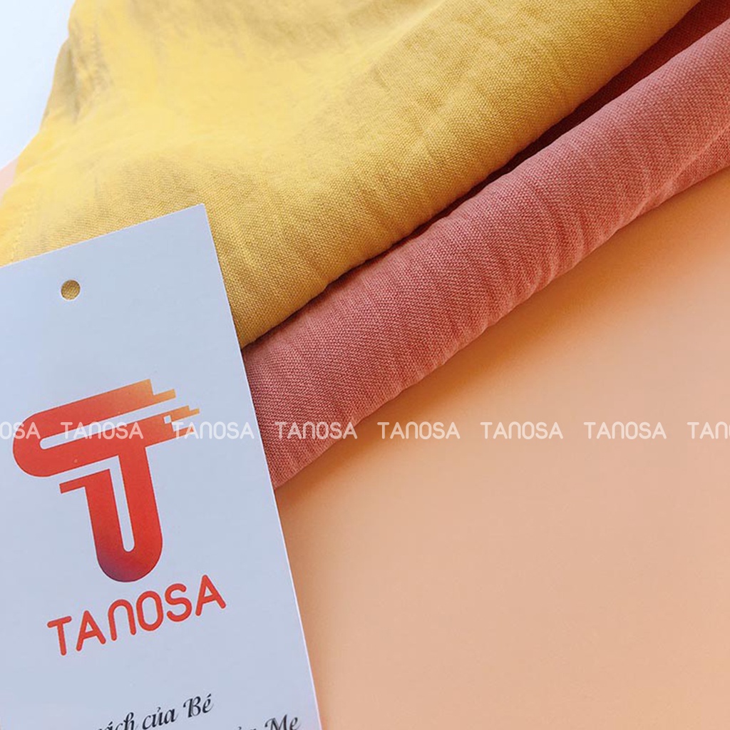 Quần short đũi túi sườn lưng thun TANOSA nhiều màu cho bé gái từ 12-27kg