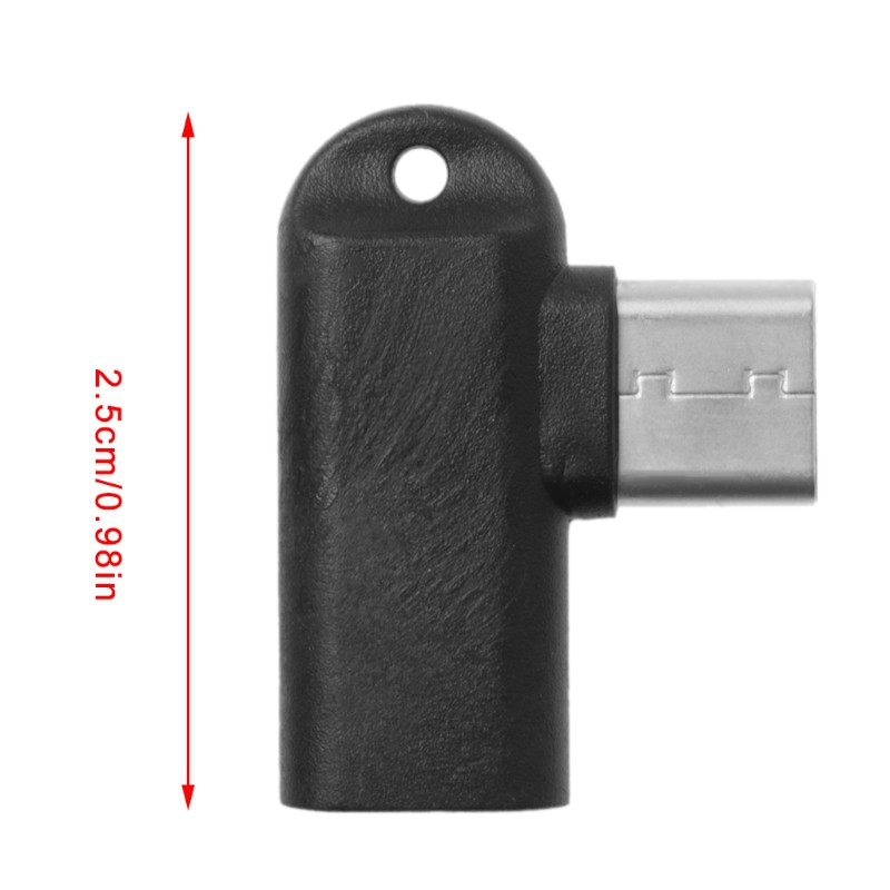 Đầu Chuyển Đổi Cổng Type C Sang Micro Usb 90 Độ