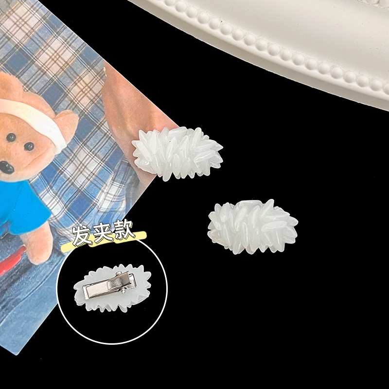 Kẹp Tóc Hình Cơm Nắm Hai Bên Vui Nhộn Và Vui Nhộn Cho Nữ