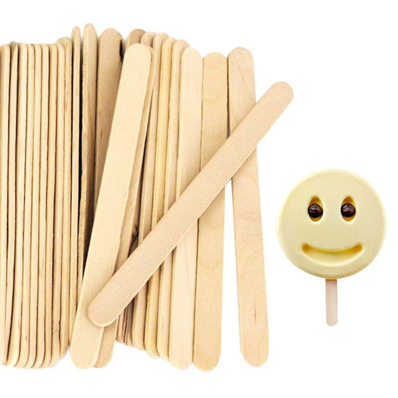 Set 200 que gỗ dùng để làm kem que
